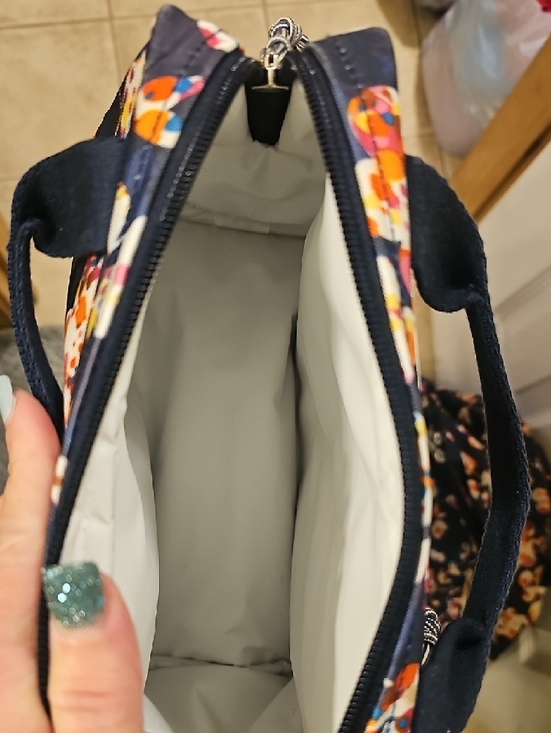 Vera Bradley Navy Floral Backpack and Matching Lunch Bag main image 14